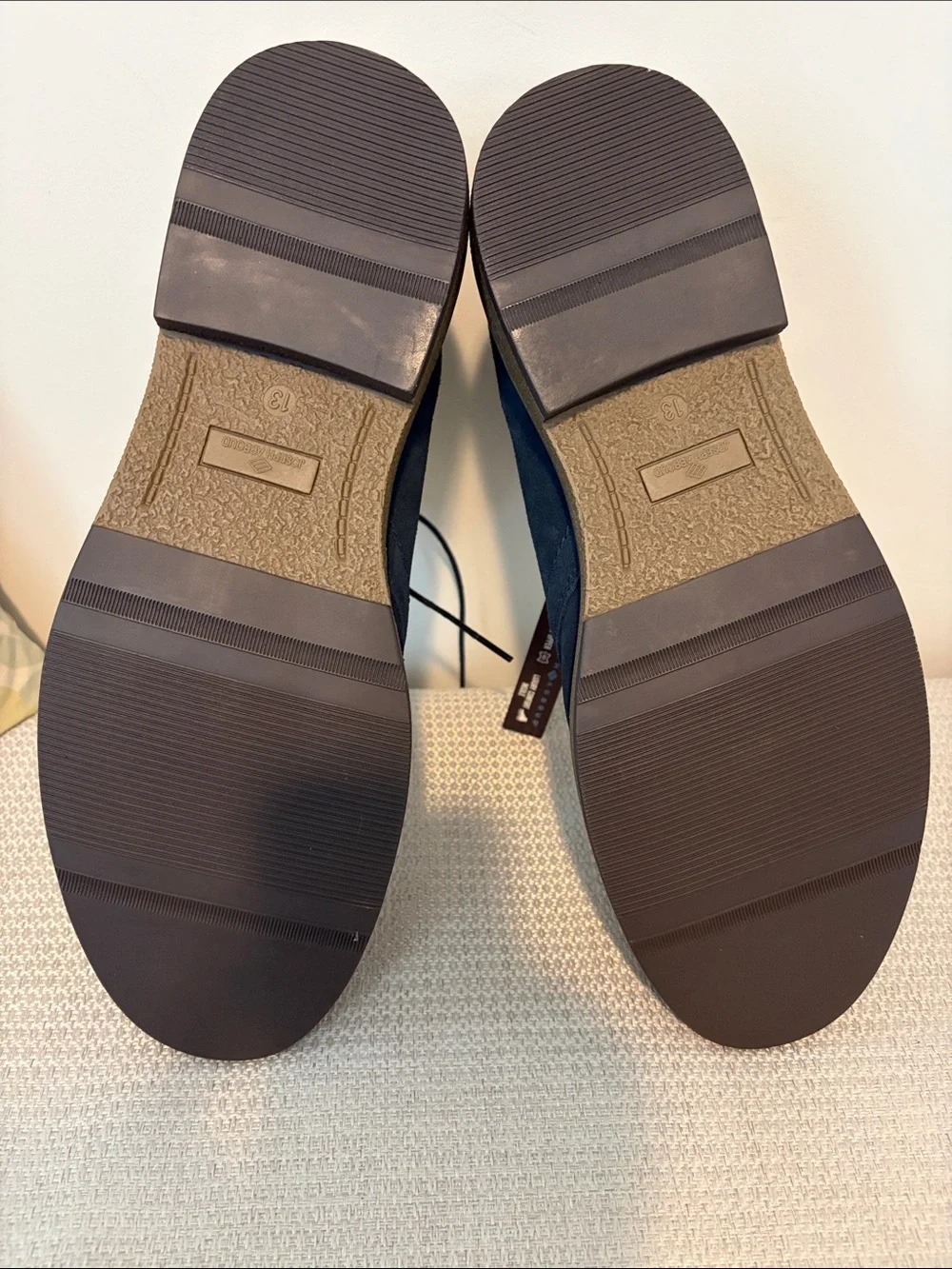 NEW Joseph Abboud Navy Blue Suede Thomas Chukka Boots Size 13
